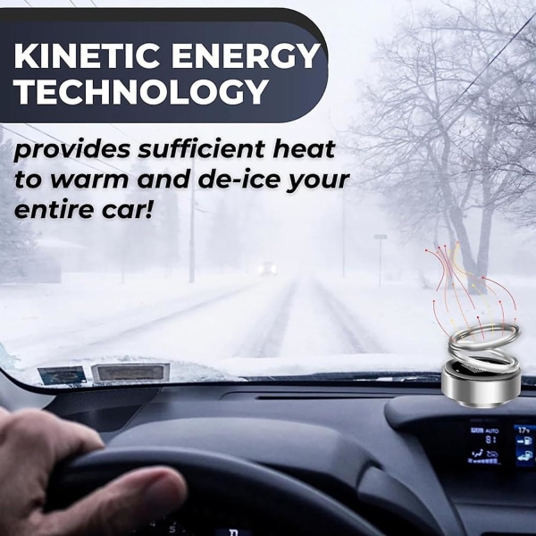 Portable Kinetic Molecular Heater, Heater, Kinetic Heater, Mini Portable Kinetic Heater, Portable Kinetic Mini Heater, Kinetic Mini Heater (svart*2)