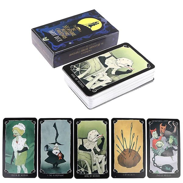 The Nightmare Before Christmas Tarotkort Spådom Divination Deck Brädspel