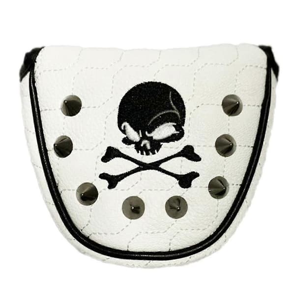 Skull PU golfkølle redningshode deksel golf putter hode deksel