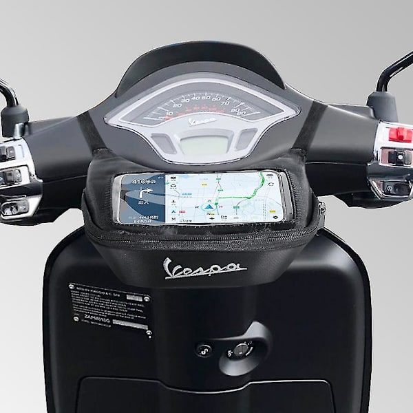 Scooter opbevaringspose vandtæt navigationspose etui til Vespa Gts Gtv  Lx Lxv Sprint Primavera