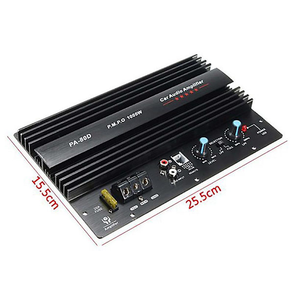 12V 1000W Bilstereo Højtydende Forstærker Amp Board Subwoofer Amp Pa-80d