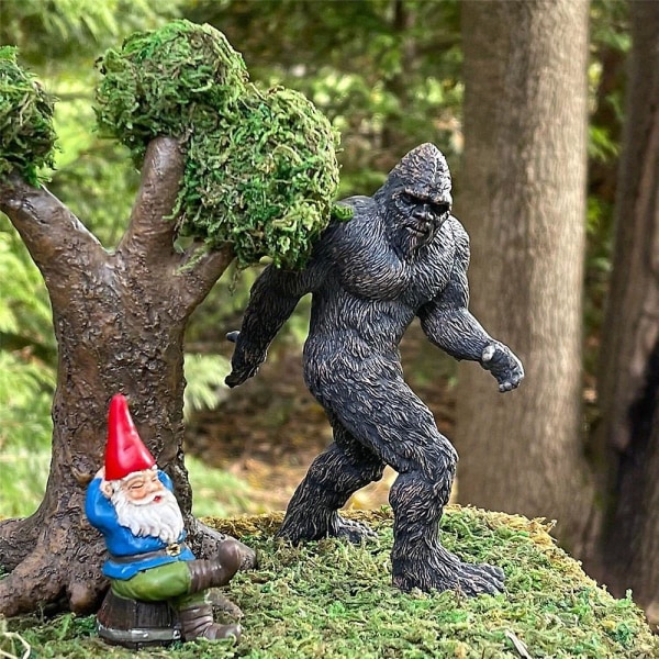 15cm Big Foot Sasquatch Monster Toys Figure Home Decors Desktop Ornaments Gifts