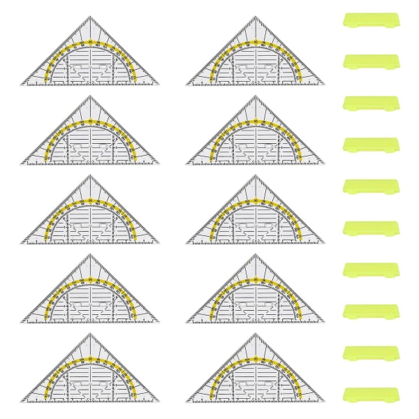 10stk Math Geometri Triangle Skolekontorelever For Tegning Med Håndtak