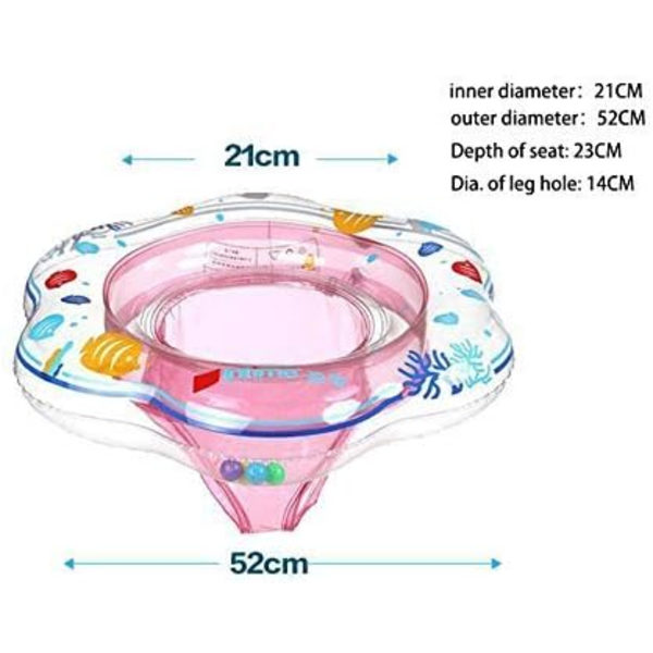 Baby Simring med Säkerhetsstol Dubbla Baby Luftkuddar Flytande PVC Uppblåsbar Baby Simring Stol Simring Pool Floats för Småbarn