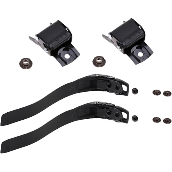 2-pack Ersättningsremmar för Inline Skridskor + Spänne med Monteringsskruvar för Smidig och Snabb Åkning