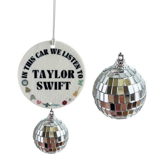 Taylor Swift Ornament Taylor Swift Dekorativ Bilparfymlapp Garderobsdoft Eliminerande Hållbar Hängare, 100% Ny
