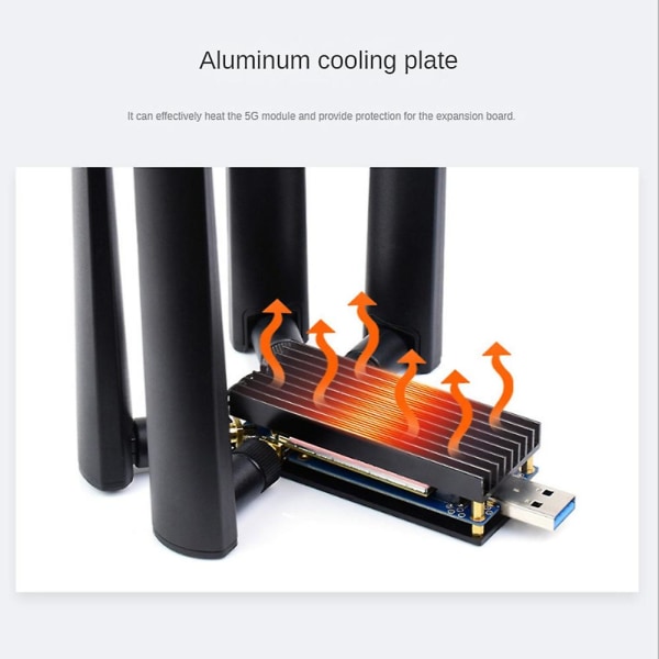 5g Dongle Udvidelseskort 5g Iot Internetmodul Usb3.1 Til M.2(ngff) Nøgle B 5g Modul Med Simcom A
