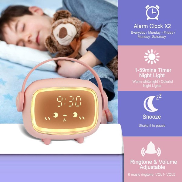 Väckarklocka Barn Digital Barnväckarklocka För Flickor