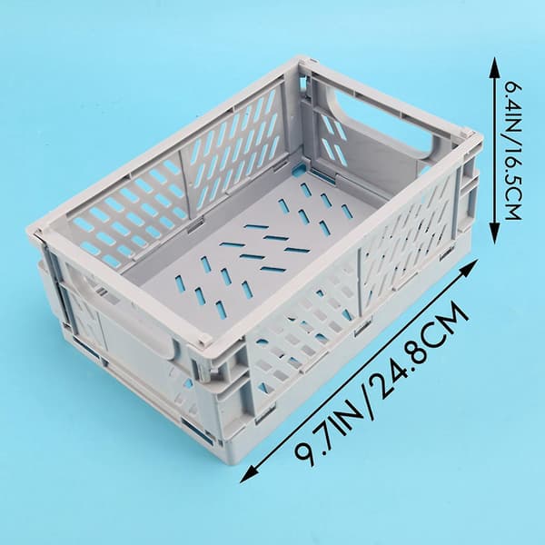 Sammenklappelig foldekasse kurv utility container