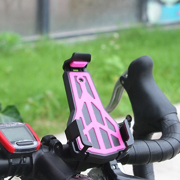Justerbar Anti-slip 360 Rotation Cykelfäste Telefonhållare Stötsäker Hållbart grepp Rock Solid Telefonställ för vanlig