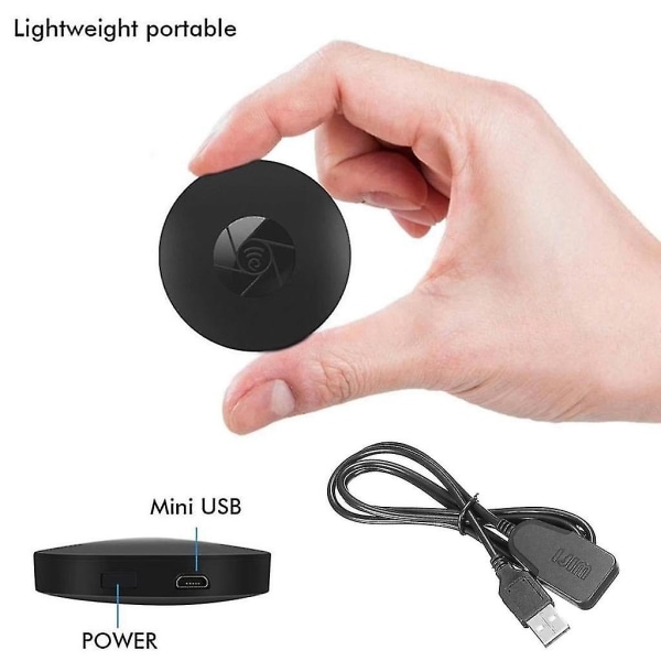 Trådløs Wifi Display Dongle Hdmi, Wifi Trådløs Mini Skærmdelingsskærm Modtager 1080hd, Understøtter Android/ios/pc/tv/skærm/projektor