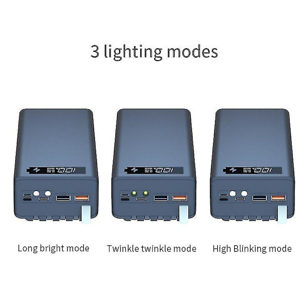 16 * 18650 Akun Kotelo PD 3.0 10W Nopea Langaton Lataus DIY Power Bank Kotelo 18650 Akun Latauspidike Puhelimelle