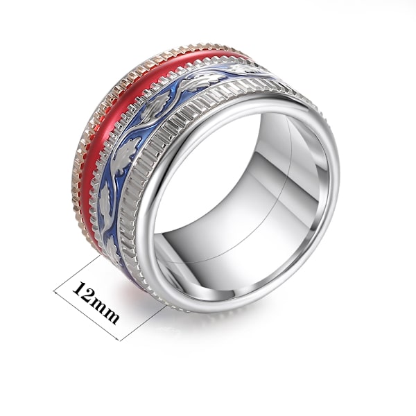 Utbytbara kugghjul roterande ringar rostfritt stål ringkollektion tillbehör stapelbar inre ringband för kvinnor 65
