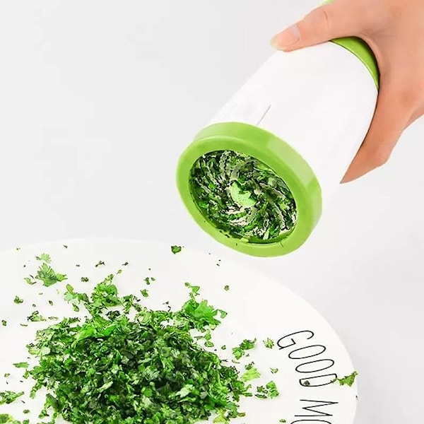 KÖK Kryddor Enkel Rivjärn Strimlare Rostfritt Stål | Vitlök Koriander Chili Peppar Rivjärn Spinner Dubbel Blad | Cool Köks Gadget Hack Enkel Tärning