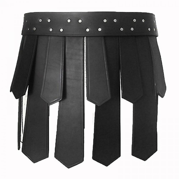 Muinainen roomalainen legioonan gladiaattorin taisteluvyön hame goottilainen steampunk PU-nahkainen panssari keskiaikainen kreikkalainen cosplay-asu miehille