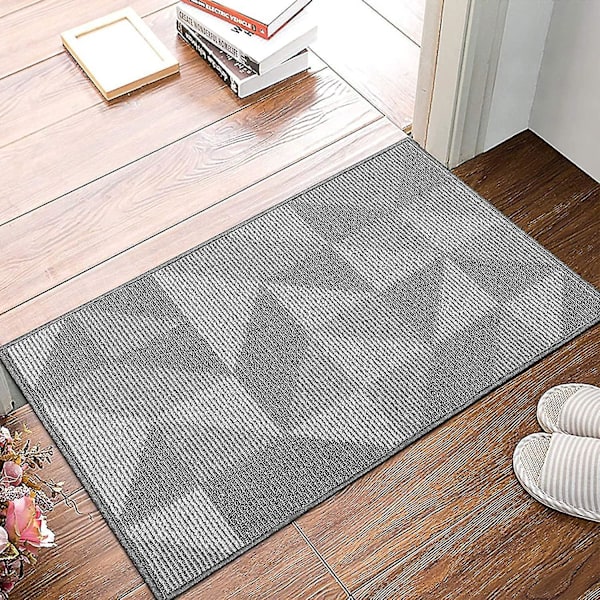 Inomhus Halksäker Dörrmatta 50 * 80cm Mjuk Dörrmatta Maskintvättbar Absorberande & Resistent