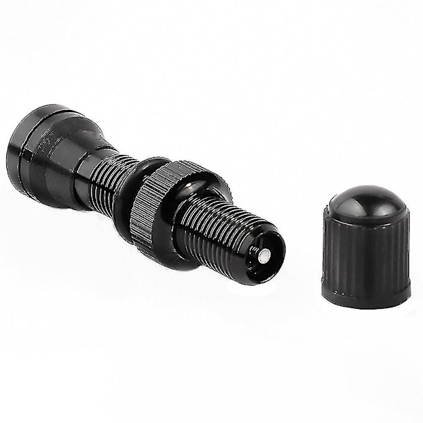 2 stk sykkel Schrader A/V ventiler 40mm for Mtb slangeløse felger, svart