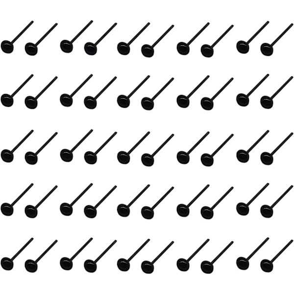 Mini Mustat Lasisilmät 4 MM Lasinukke Turvasilmät DIY-Käsityötarvikkeet Neulaneulojen Nukke Nukke Plussi Eläimet
