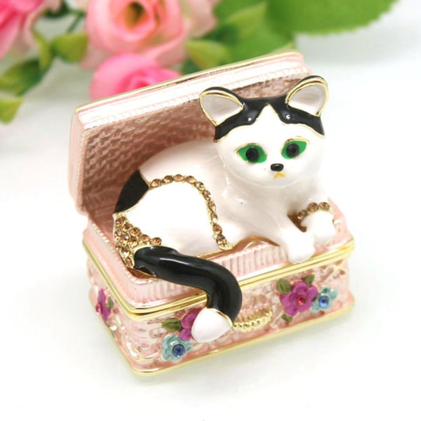 Mini, ainutlaatuiset pienet koristeet, syntymäpäivälahja kissanpennun koristelaatikkolahjat