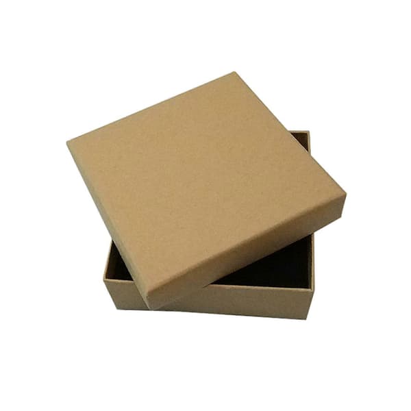 32 stykker smykkeæske i kraftkarton, 9 x 9 x 3 cm