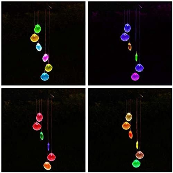 Lampslinga med LED-vindspel, utomhus, färgväxlande, hemfest, trädgård, gård, uteplats, dekoration, vattentät