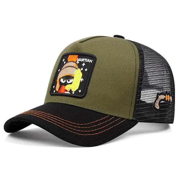 1 kpl Hengittävä Mesh Baseball-lippis Unisex Auringonsuoja Cool Kuvio Ulkoilulajit Lippi