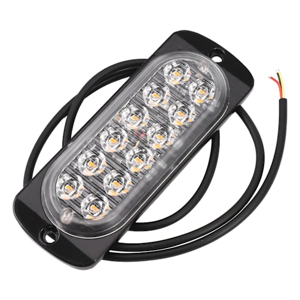4 st 12-LED blixtljus för nödsituationer i bilen, orange grill, varningsljus