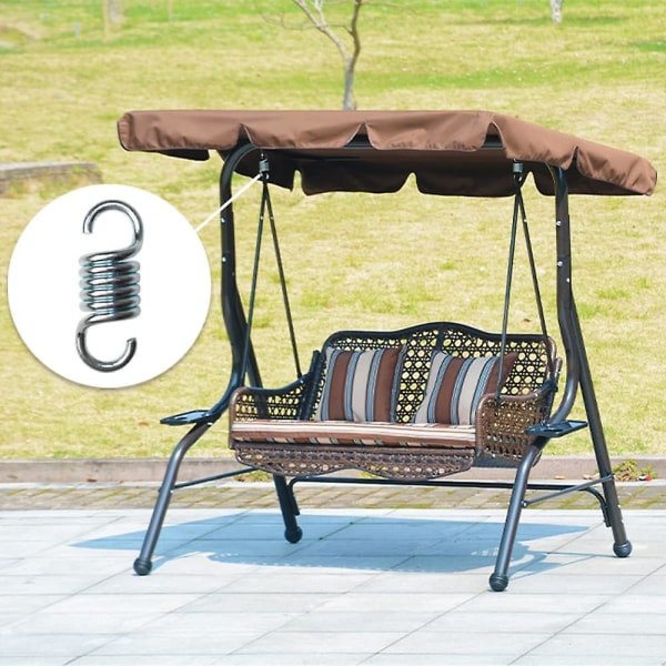 Svängfjäder för hängmatta stol, 770lbs Kapacitet Galvaniserad krok för att hänga veranda Swing boxningsväska 2st