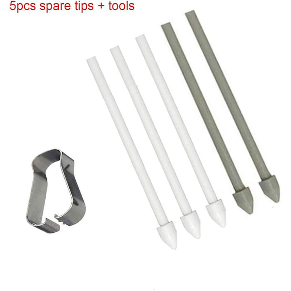 5x erstatningspenner for Samsung Galaxy Tab S7 Fe Wi-fi Sm-t730 / S7 Fe 5g Sm-t736b 12,4-tommers berøringsskjerm Stylus S Pen-refill