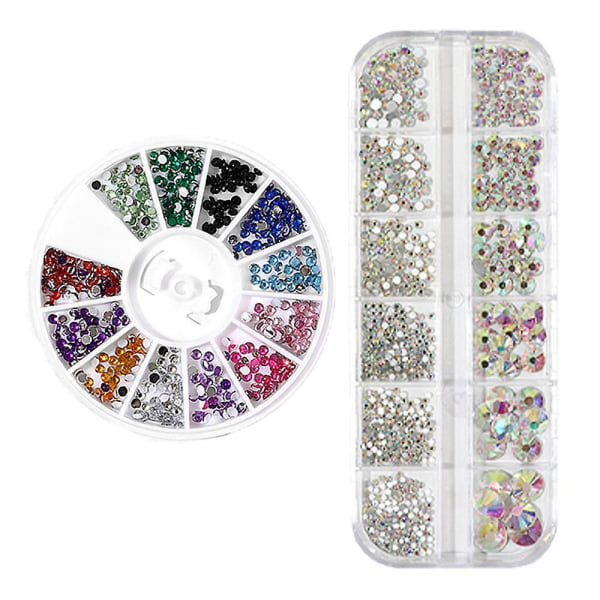 Neglekunst Rhinestones   Negler Diamant