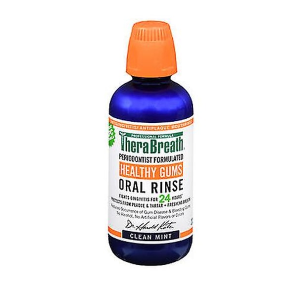 Therabreath TheraBreath Healthy Gums Oral Rinse Clean Mint, 16 Oz (förpackning med 1)