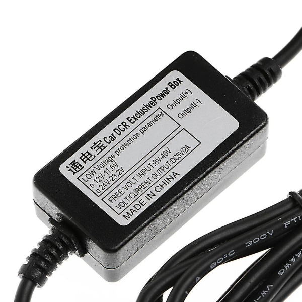 Ny 12v 24v til 5v 2a Usb Biloplader Dc Konverter Modul Lav Spænding Beskyttelse