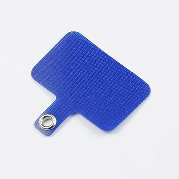 Mobiltelefonsnor, universal holdbart nylonstik med metalring, kompatibel med etui til de fleste smartphones (blå)