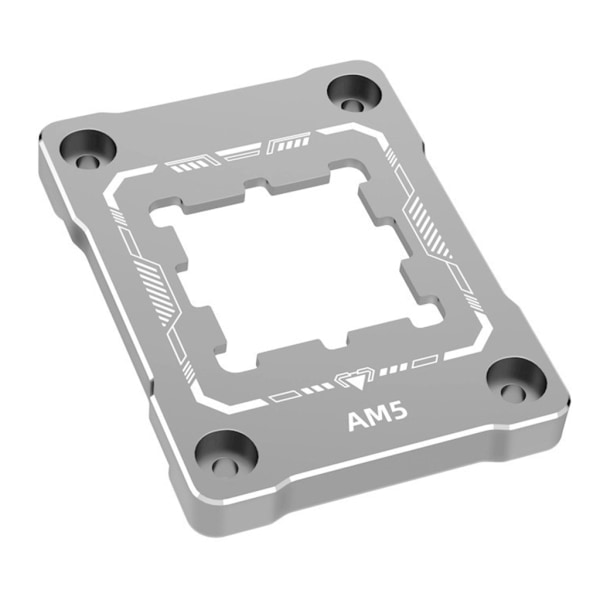 BC-AM5 CPU-kosketuskehys CPU:n taivutuskorjaus Anti-taivutuslukko Kestävä metallilukko reppujen turvakanteen Hopea