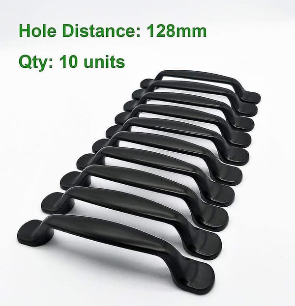 20 stk. Hulrum - 128mm Solid Material Aluminium Legering Møbelgreb Skabgreb Møbelgreb Knapper Dørgreb
