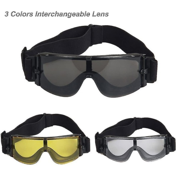Airsoft Paintball Cs Goggles-x800 Military Tactical Army Ballistic