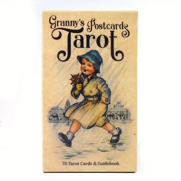 Mormors vykort, tarotkort, sällskapsspelskort, spådomsverkyg, brädspel