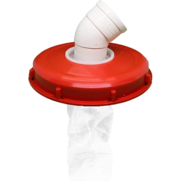 Ibc Regnfilterdeksel, Vaskbar Nylon Ibc Filter, Ibc Lokkfilterdeksel 163mm/245mm Rød Ibc Regnvannstank