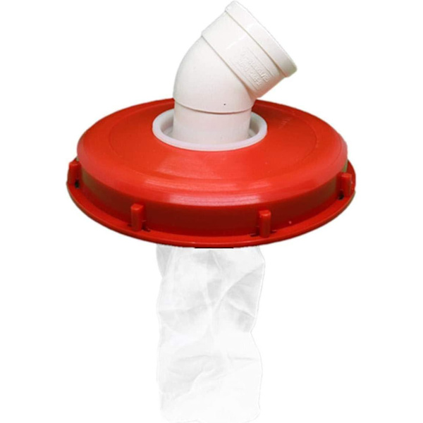 Ibc-sadesuodatin, pestävä nylon Ibc-suodatin, Ibc-kannen suodatin 163mm/245mm punainen Ibc-sadesäiliö
