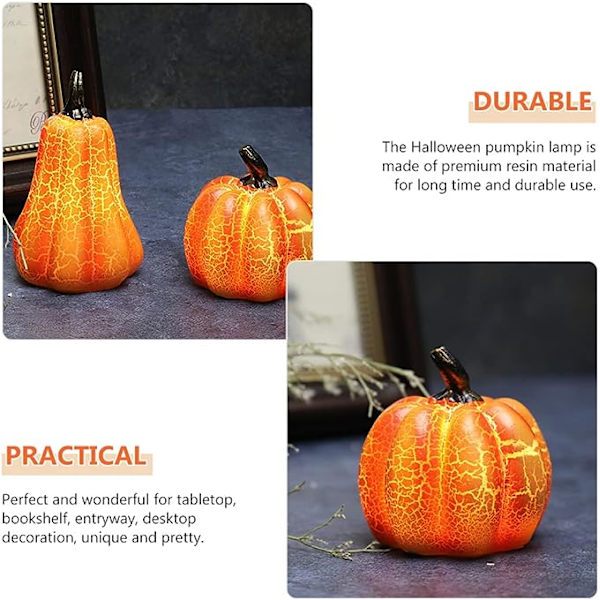 3 kpl Väreilevää Valoa: Led-Kotilyhty O-Kynttilät Kiitospäivän Tyyli Syksy Akulla Ulkokoriste Keskiosa Mini JackoLantern Hartsi Juhla Valoisa Har