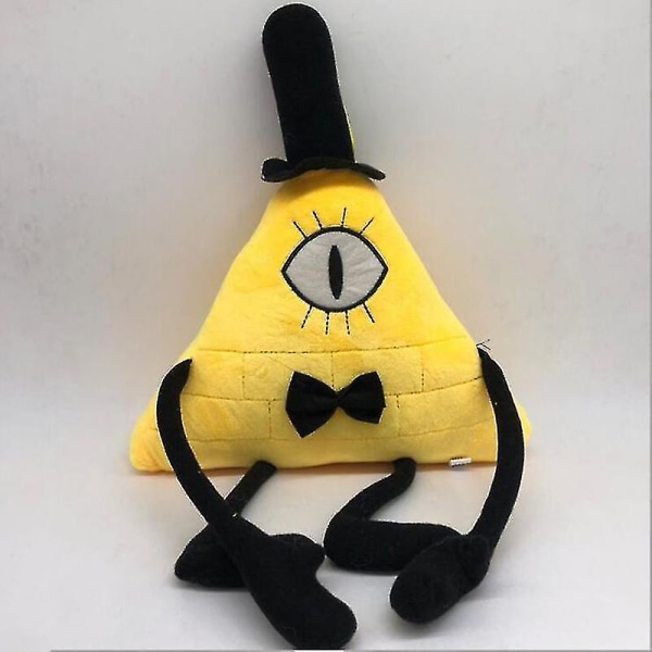 Bill Cipher söpö halaava tyyny pehmo täytetty animaatiohahmo täytetty tyyny