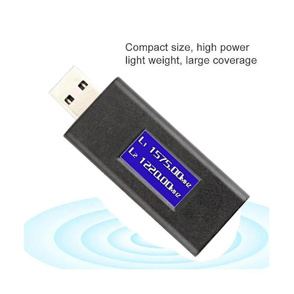 Bil GPS Signal 1555-1580mhz GPS+Beidou Dual-channel Signal Detektor Beskyttelse af personlige oplysninger Anti-interferens