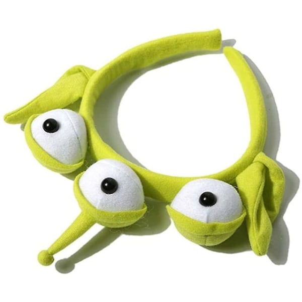 Alien pannebånd kompatibel med Toy Story stretchy plysjhår tilbehør kompatibel med