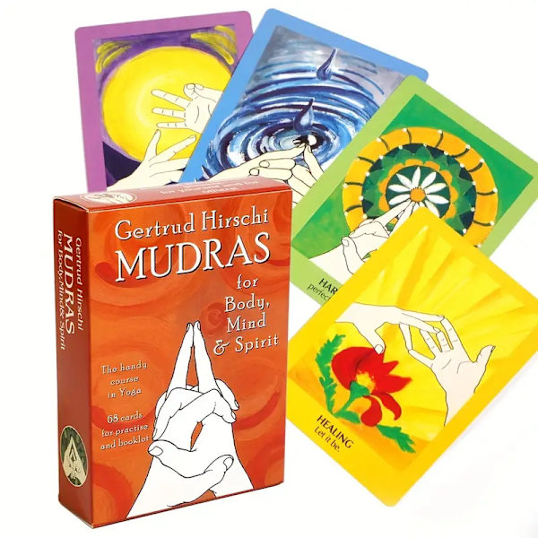 Mind-Body Oracle Card Mudras: En praktisk yogalektion med 68 övningskort