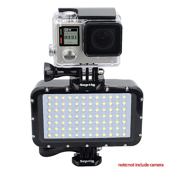 50m/164ft Vanntett Dykkerlys Undervanns LED Fylllampe Med 4 Lysmoduser