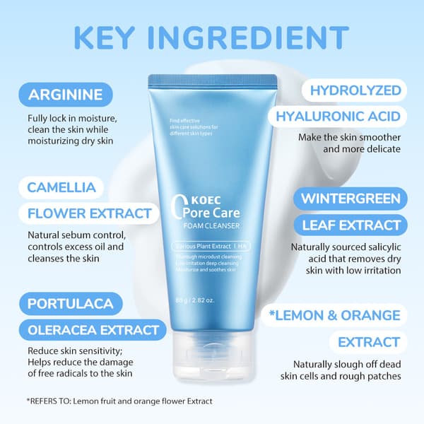 KOEC Pore-Refining Ansigtsrensesæt Cleansing powder