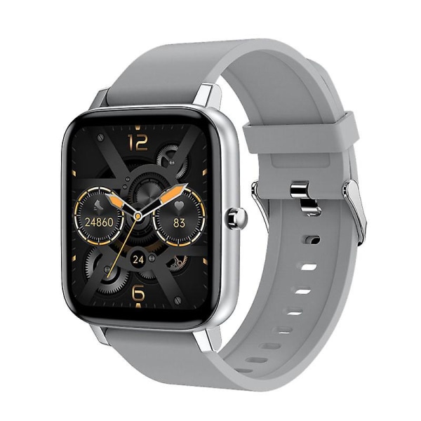 Smart Watch, 1,69 tum Full Touch, Bluetooth avisering, Blodtryck, Allround Health Tracke