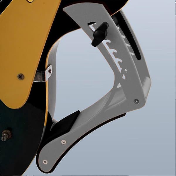Justerbart elgitarrbenstöd, halkfritt ergonomiskt gitarrhållare Gray