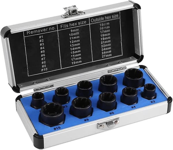 Mutterutdragare Set - 10 delar [energi klass effektivitet]