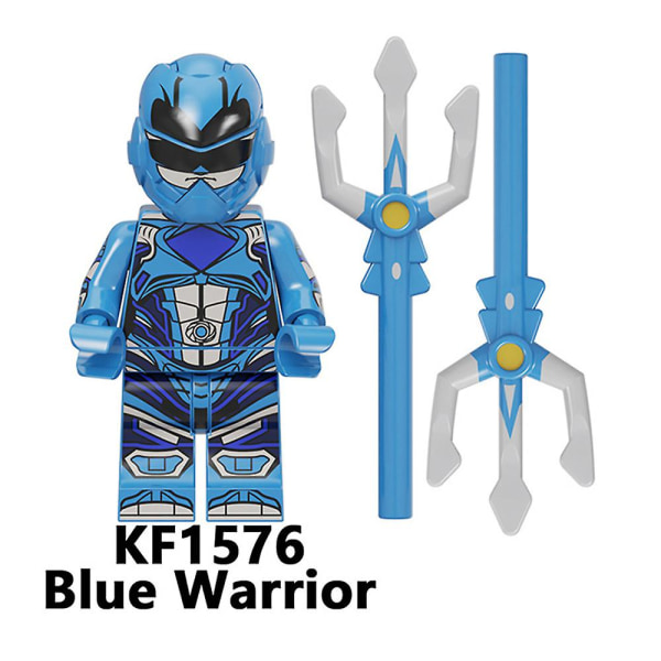 7-pack Power Rangers Byggklossar Figurer Montering Minifigurer Leksaker Presenter För Barn